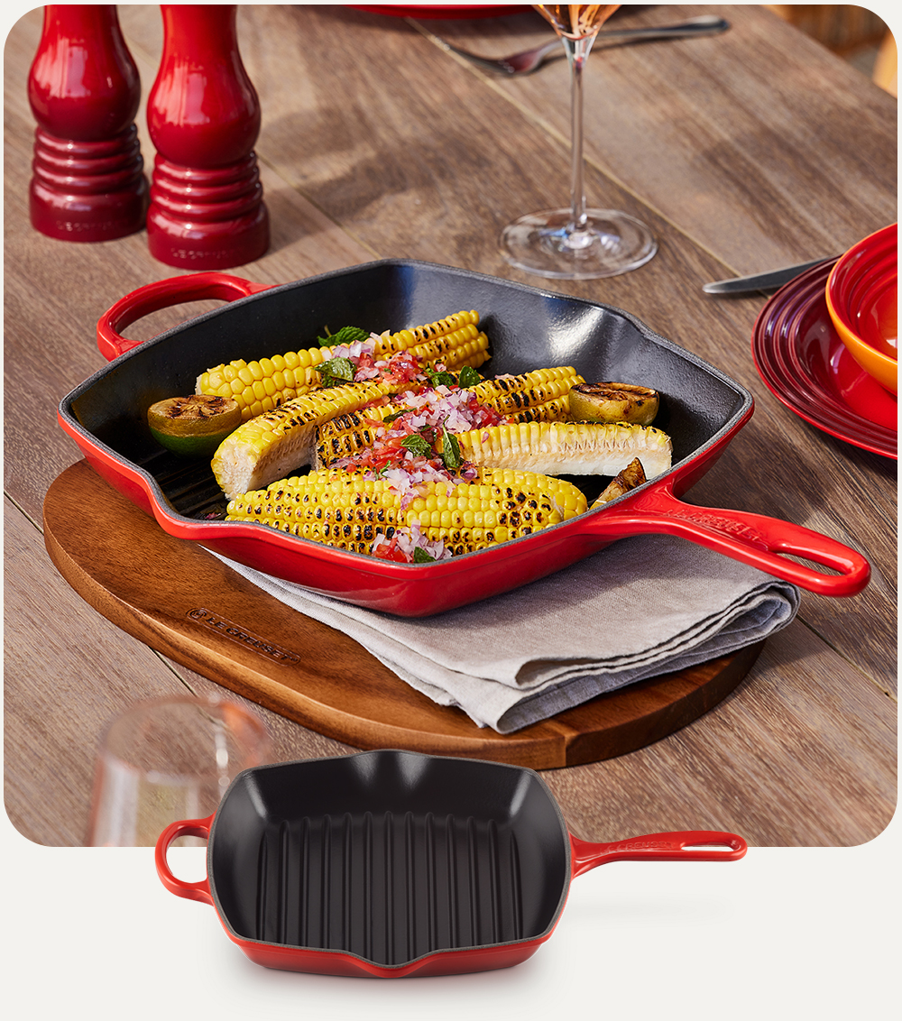 Le creuset 2025 grill pan